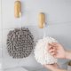 thumbnail image 1 of Pieces Hand Towels Bath Towels Kitchen Hand Towels Plush Absorbent Towels Hanging Hand Towel Terry Hand Towel Quick Dry Towel (White + Gray), 1 of 5