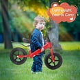 thumbnail image 5 of Yvagay Toddler Balance Bike 2 Year Old, 12Inch Kids Bike Toy for 18 Months to 5 Years Old, Tool-Free Adjustment Seat and Handlebar, Birthday Gifts for 2-3 Boys Girls, No Pedal, 5 of 10