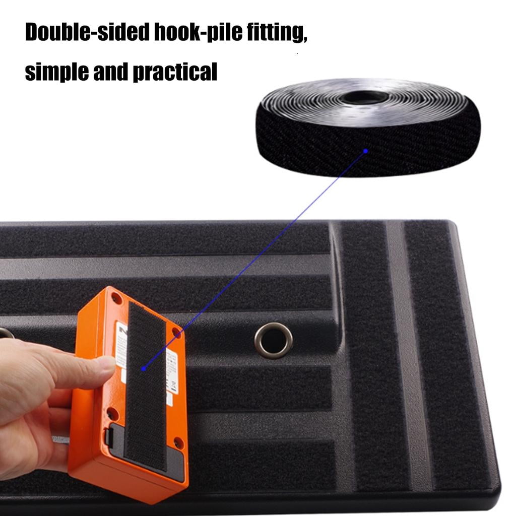 Yihuala Guitar Effect Pedal Accessories Guitar Pedal Panel Guitar Effects Pedal Board Guitar Pedalboard Case with Sticking Tape