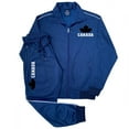 thumbnail image 1 of Men's Canada Print Designer Heritage Tracksuit With Track Jacket & Jogger Trackpants, 1 of 2
