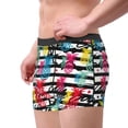 thumbnail image 2 of Kdxio Men's Boxer Briefs with Trendy Colorful Pineapples 1 Print - Comfortable and Breathable Underwear for Everyday Wear, 2 of 5