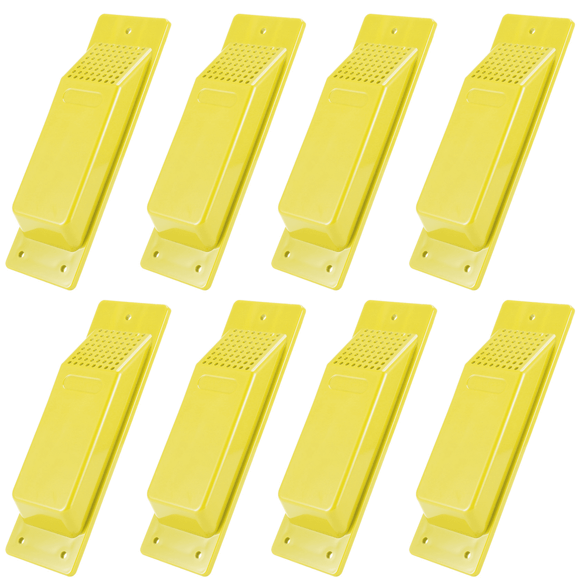 8PCS Shipping Container Air Vent Kit Heavy Duty Shipping Container Accessories Flow Ventilation Kit Yellow