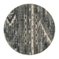 thumbnail image 3 of Unique Loom Portland Collection Area Rug - Orford (3' 1" Round Blue Gray/Gray), 3 of 10