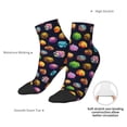 thumbnail image 6 of Fuzoiu Lovely Planet Print Adult Socks, Crew Moisture-wicking Socks, Unisex Cushion Crew Socks,Casual Sports Ankle Socks, 6 of 7