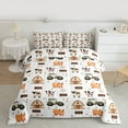 thumbnail image 2 of Manfei Cute Sheep Cow Queen Comforter Set,Countryside Farm Pig Bedding Sets,Rustic Farmhouse Cabin Bedding Comforter Set For Girls Boys,Breathable Home Decor Reversible,3-Piece, 2 of 8