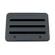 Norcold; Remplacement 620505BK pour Réfrigérateur Évent Latéral; 6-3/16 Pouces de Hauteur x 17-13/16 Pouces de Largeur; Noir; Plastique – image 1 sur 4