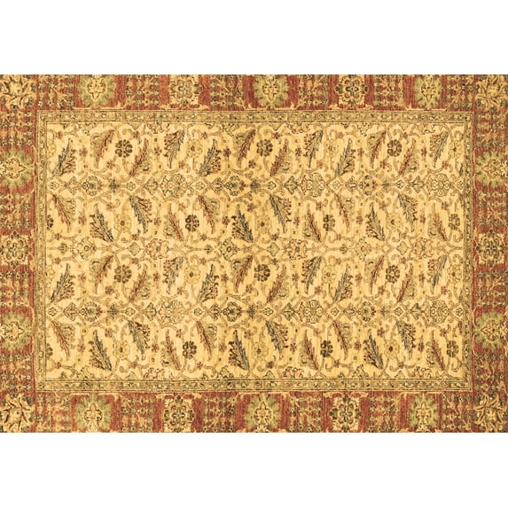 Ahgly Company Indoor Rectangle Oriental Brown Traditional Area Rugs, 3' x 5'