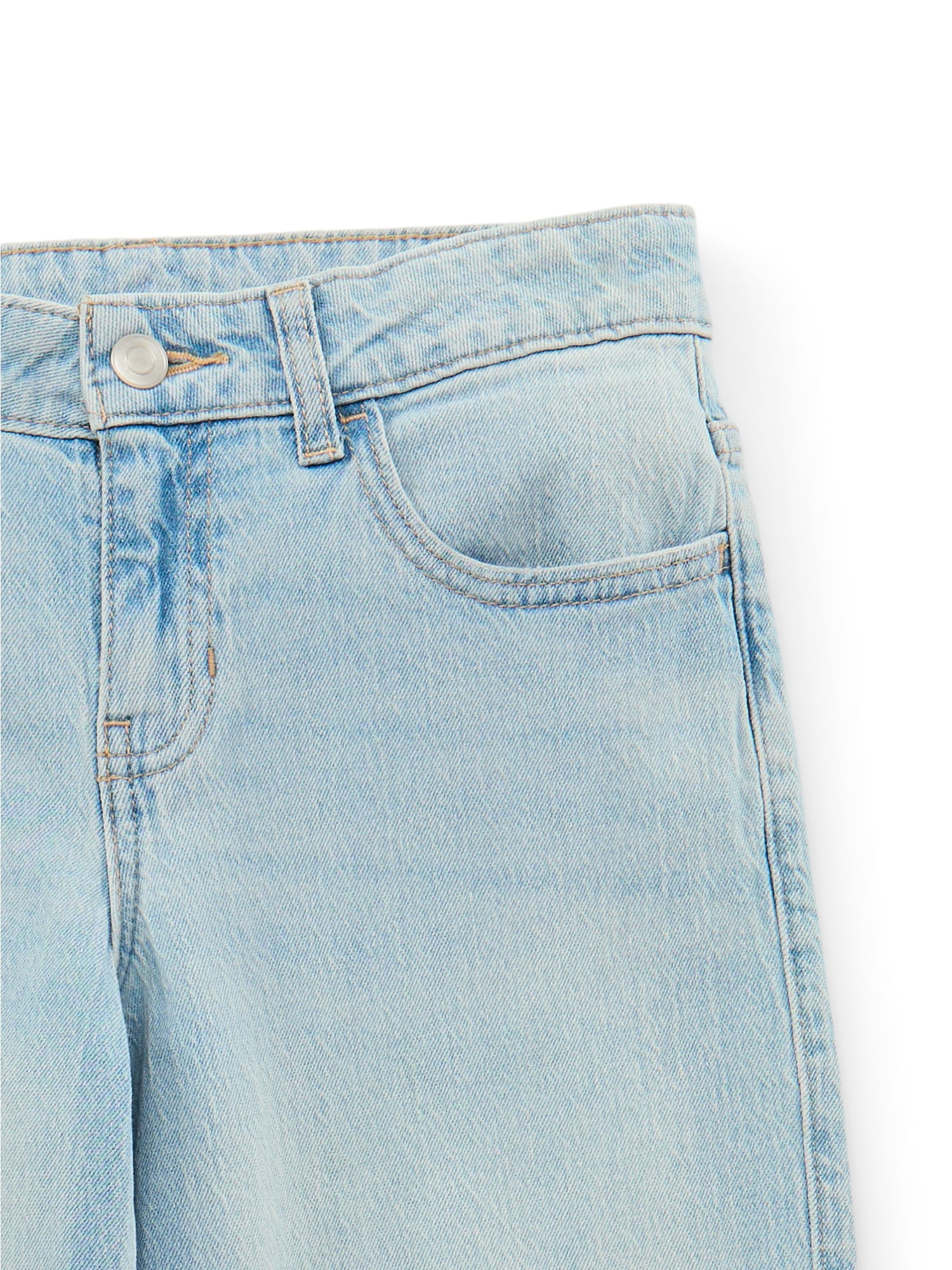 Weekend Academy Girls Cuffed Hem Jeans, Sizes 5-18