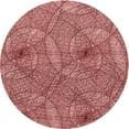 thumbnail image 1 of Ahgly Company Indoor Round Patterned Light Coral Pink Area Rugs, 7' Round, 1 of 6