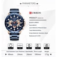 thumbnail image 2 of Reloj Curren Masculino Technos Plateado 8363, 2 of 4
