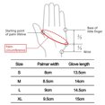 thumbnail image 4 of Guantes negros Guantes de ciclismo de medio dedo para hombres y mujeres Guantes deportivos transpirables que absorben los golpes de silicona MFZFUKR BST3047188-4, 4 of 7