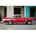 thumbnail image 2 of DeNardo, Laura 18x13 Gold Ornate Wood Framed with Double Matting Museum Art Print Titled - Cars of Cuba VII, 2 of 4
