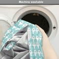 thumbnail image 2 of Sea Animals Dog Crate Cover, Seals with Faces Smiling Cheerful Theme, Easy to Use Pet Kennel Cover Small Dogs Puppies Kittens, 7 Sizes, Turquoise Pale Blue, by Ambesonne, 2 of 6