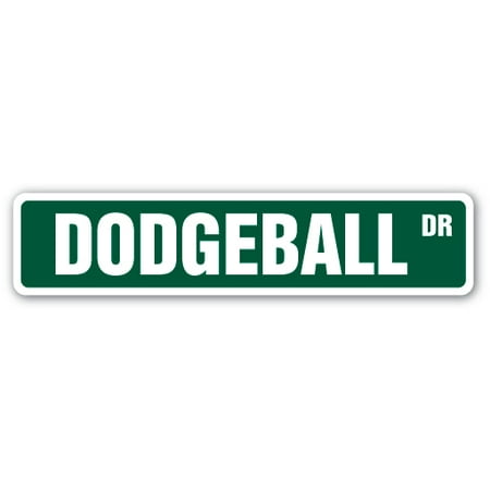 Player Street Sign - DODGEBALL Street Sign dodge ball team coach player | Indoor/Outdoor | 24
