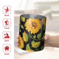 thumbnail image 5 of 12oz Coffee Tumblers Sunflower Stainless Steel Vacuum Insulated Travel Tumbler Coffee Cups Mug with Lid and Straw with Cleaning Brush for Cold & Hot Drinks, 5 of 5