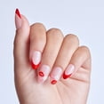 thumbnail image 3 of KISS imPRESS Design Valentine's Day Press on Nails, Lover, Red, Medium Almond, 30 Count, 3 of 13