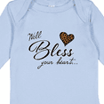 thumbnail image 4 of Inktastic Well Bless your Heart with Leopard Print Boys or Girls Long Sleeve Baby Bodysuit, 4 of 5