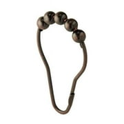 InterDesign 76671 Shower Curtain Roller, Bronze
