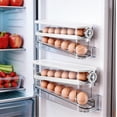 thumbnail image 4 of Egg Dispenser for Refrigerator Automatic Rolling,Organizer with Timer Freshness, Covered Dispenser Holds 12 Large Eggs , for Refrigerator, Kitchen, Cabinet & Desktop, 4 of 7