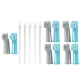 thumbnail image 1 of 15 Pcs in 5 Set Pet Two-Head Toothbrush Finger Brush Accessories Cleaning Tools for Pets Dog Cats, 1 of 7