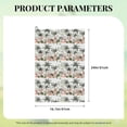 thumbnail image 4 of Easygdp Flamingo Palm Trees Golf Towel 24x16in for Men and Women with Carabiner Clip for Easy Attachment, 4 of 8