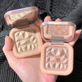 thumbnail image 4 of Highlighter Contouring Palette Waterproof Multifunctional Monochrome Natural Universal Daily Makeup Accessory Delicate Facial Highlighter Glitter Contouring Palette for Girl, 4 of 8