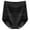 Black, variant on Women's Lace Abdomen Mid-rise Waist And Hip Lift Comfortable Body Breathable Underwear Briefs