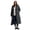 Dark Charcoal, variant on Women's Plus Size Maxi Length Puffer Coat