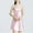 Pink, variant on Fazvaoo Women Nightgowns Satin Teddy Lingerie Sexy Nightdress(Beige,Size M-XXL)