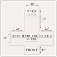 thumbnail image 3 of Reversible Quilted Furniture Protector, Machine Washable Slipcover, Chair, Chocolate / Taupe, 3 of 6