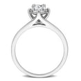 thumbnail image 3 of Created Forever Women's 1/2ct TW Lab-Grown Diamond Sterling Silver Solitaire Engagement Ring, 3 of 7