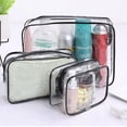 thumbnail image 4 of Trousse de Toilette Transparente Imperméable, Pochette de Maquillage Portable, Trousse Cosmétique pour Femmes, 4 of 10