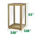 thumbnail image 6 of Better Homes & Gardens Indoor Decorative Metal Candle Holder Lantern, Gold, Medium, 6 of 6