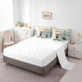 thumbnail image 3 of YST 7-Piece Deer Hunting Comforter Set, Queen Size – Vintage Pink Blue Lodge Cabin Rustic Antler Bedding, 3 of 5