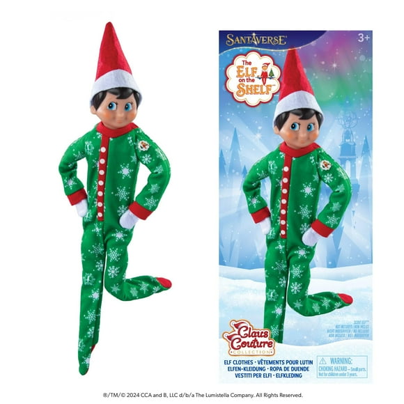 Pijama The Elf on the Shelf Claus Couture Snowflake Snuggle