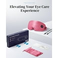 thumbnail image 4 of Heated Eye Mask for Dry Eyes - Silk Cordless Warm Eye Compress Moist Heat, FSA HSA Eligible, Eye Heating Pad for Stye Treatment, Tired Eyes, Sleep, Travel, Washable, Rechargeable, Pink, 4 of 9
