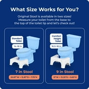 Squatty Potty 9 in Plastic Toilet Stool, White