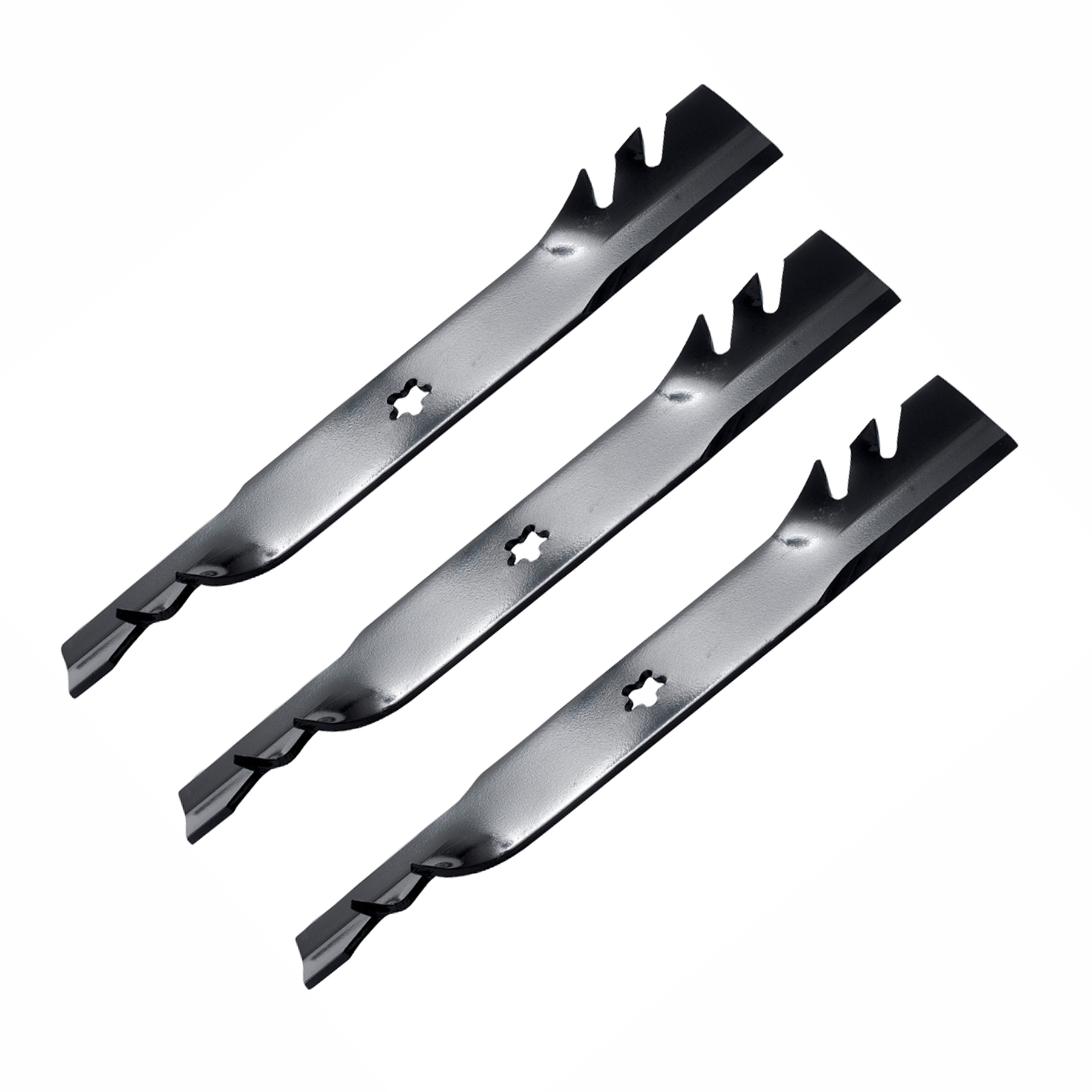 Set Of 3 Heavy-Duty XHT Mower Blades For Ferris Snapper 48" ICD Deck – Replaces 5101986