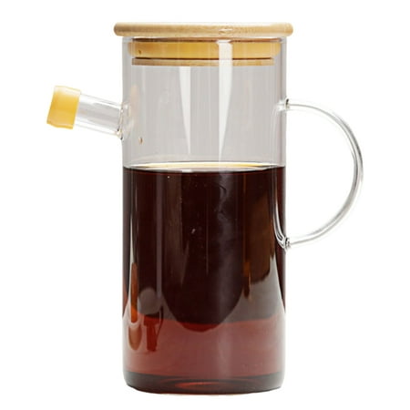 

Kitchen Oil Pot Oil Bottle with Ergonomic Handle Durable Pot as Home Kitchen Accessories B