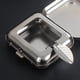 thumbnail image 2 of Mini cenicero de metal portátil, cenicero portátil para exteriores, cenicero para fumadores, cenicero exterior, cenicero pequeño con tapa., 2 of 8