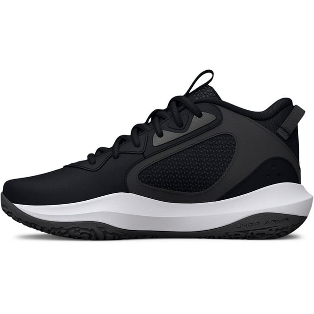 Zapatillas de baloncesto Under Armour Lockdown 6, unisex, negras, 12.5US