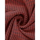 thumbnail image 5 of INSPIRAR CHIC Vestido Casual de Botones con Cuello Peter Pan con Volantes a Cuadros S Rojo, 5 of 5