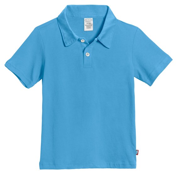 Made in USA Soft Cotton Jersey 2 Button Polos | Sea