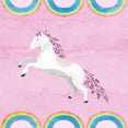 thumbnail image 3 of Noonday Design 20x20 Black Modern Framed Museum Art Print Titled - Rainbow Unicorn II, 3 of 5