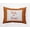 Rust, variant on 16" x 16" Simply Daisy Halloween Trick or Treat Checks Polyester Accent Pillow, Orchid Qty 1