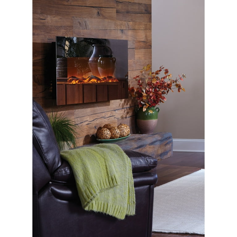 Touchstone Mirror Onyx Recessed Wall Mount Electric Fireplace, 50 -  Walmart.com