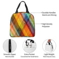 thumbnail image 4 of Disketp Abstract Watercolors Tartan Bolsa Térmica para Almuerzo para Hombre y Mujer, Ideal para Trabajo, Senderismo y Picnic, 4 of 8