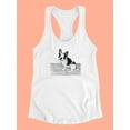thumbnail image 3 of Pet Portrait Iii Racerback Tank Women -Annie Warren Designs, Female Medium, 3 of 4