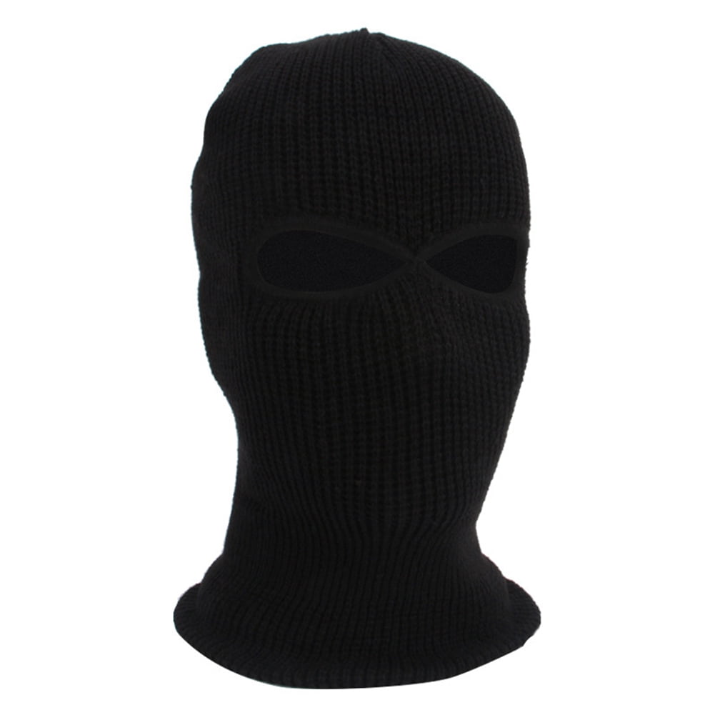 Warm Windproof Hats 2 Hole Ski Full Face Mask Winter Face Shield Cap Motorbike Motorcycle Mask