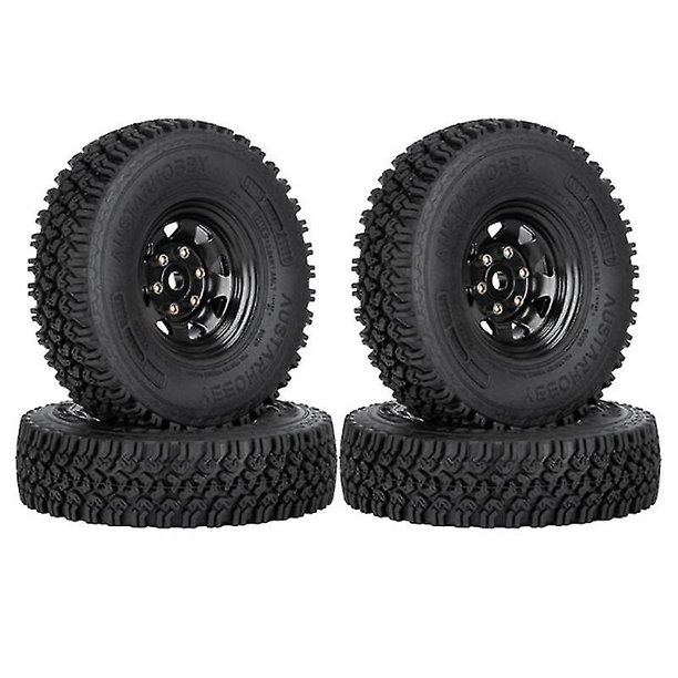 4 Uds 1,55 juego de neumáticos de llanta de rueda de cuentas de Metal para coche trepador de control remoto 1/10 Axial Jr Rc4wd D90 Tf2 Cc0